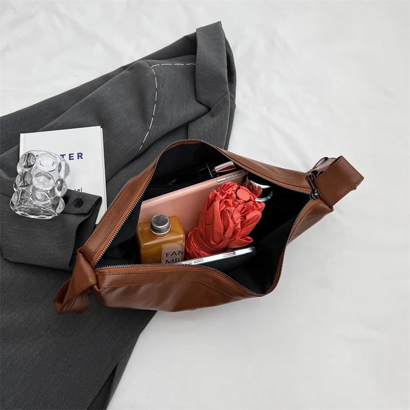 Women Bag Casual Women Shoulder Bags PU Leather Hobo Bag Female Large Capacity Messenger Bags Crossbody Handbag Bolsos Feminina
