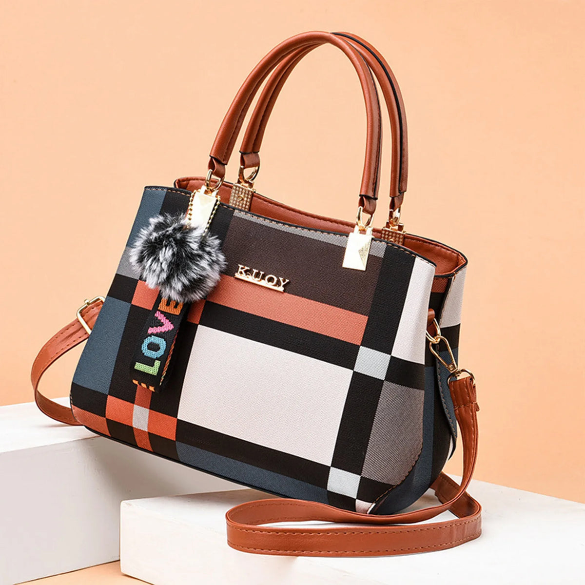 Luxury HandBag 2024 New Women Bag High Capacity Broadband Crossbody Bag Female Casual Fashion Trends Handbag