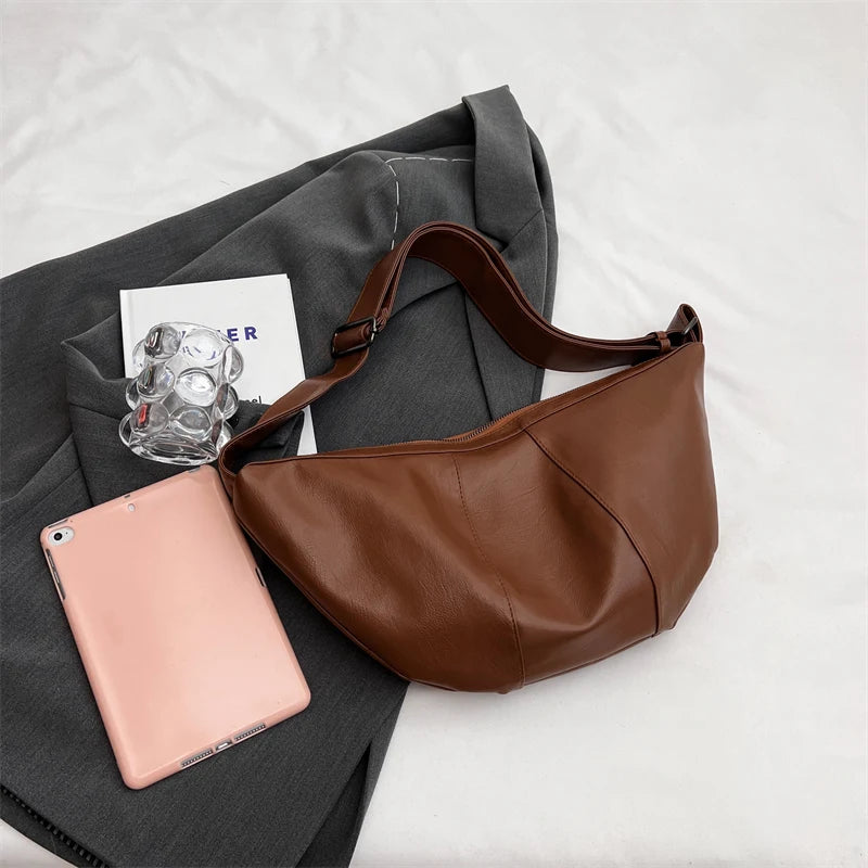 Women Bag Casual Women Shoulder Bags PU Leather Hobo Bag Female Large Capacity Messenger Bags Crossbody Handbag Bolsos Feminina